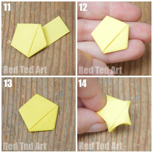How to Make an Origami Lucky Star - Red Ted Art - Easy Kids Crafts